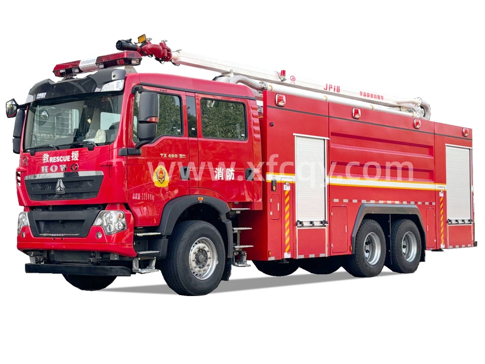 重汽18米舉高噴射消防車(chē)